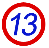 13
